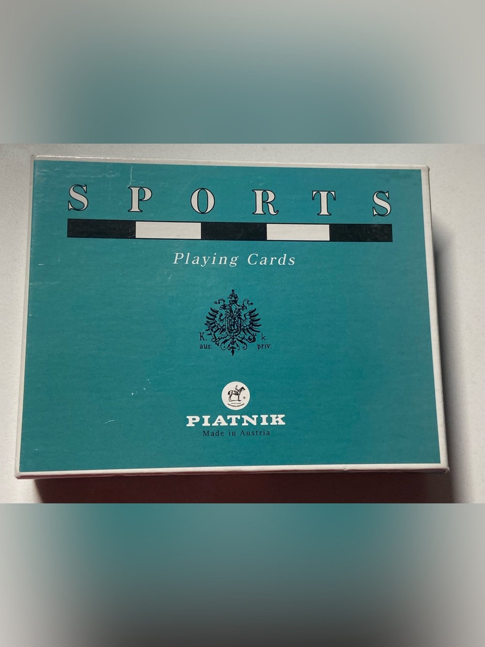 Rare Vintage Piatnik Billiards Playing Cards - Brand New Factory Sealed! Game